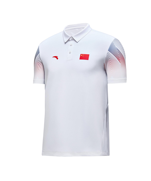 国旗男女同款短袖POLO